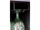 Černá komoda vinotéka Larisse - 65*36*170 cm Chic Antique