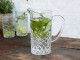 Skleněný džbán s diamantovým brusem Lorient - 20*11*22 cm / 1150ml Chic Antique