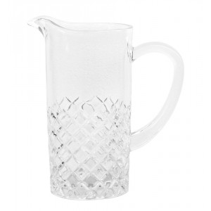 Skleněný džbán s diamantovým brusem Lorient - 20*11*22 cm / 1150ml 