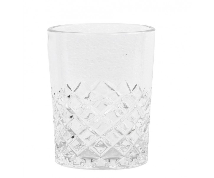 Sklenička s diamantovým brusem Lorient - Ø 8*10 cm / 250 ml Chic Antique