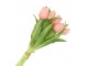 Kytice 7ks růžových realistických tulipánů Tulips - 17*30 cm daan kromhout