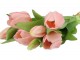 Kytice 7ks růžových realistických tulipánů Tulips - 17*30 cm daan kromhout