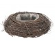 Šedý květináč věnec z jilmových větví Elm Branch - Ø 40*10 cm daan kromhout