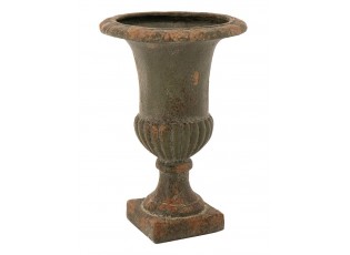 Zelený antik květináč Antiqou - Ø 48*71 cm