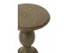 Zelený antik odkládací stůl Antiqou French - Ø 41*58 cm J-Line by Jolipa