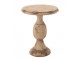 Béžový antik odkládací stůl Antiqou French - Ø 41*58 cm J-Line by Jolipa