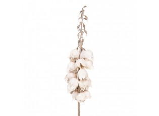 Dekorace umělá květina Yucca s bílými květy - 12*12*100 cm