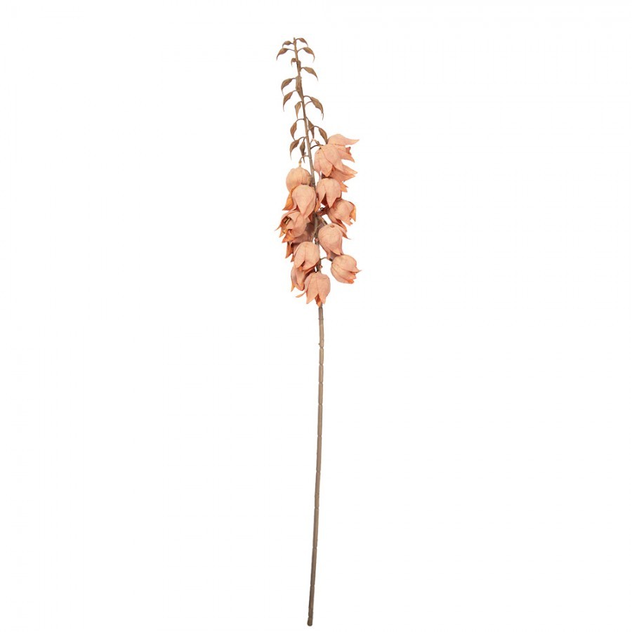 Dekorace umělá květina Yucca s oranžovými květy - 12*12*100 cm Clayre & Eef Dekorace umělá květina Yucca s oranžovými květy - 12*12*100 cm Clayre & Eef