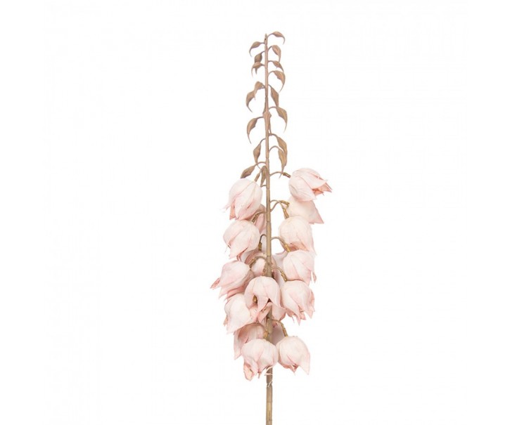 Dekorace umělá květina Yucca s růžovými květy - 12*12*100 cm Clayre & Eef