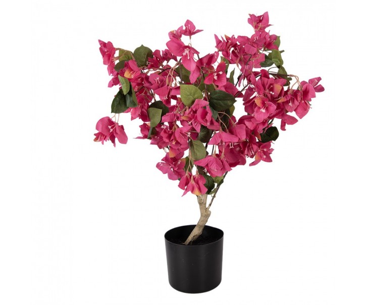 Stromek s růžovými květy Bougainvillea Tree - 30*30*90 cm Clayre & Eef