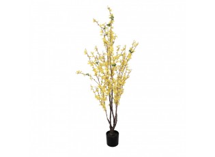 Dekorační keřík se žlutými květy zlatice Forsythia - 20*20*125 cm 