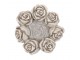 Cementový květináč mísa s růžemi Saint antique Rose - 24*24*9 cm daan kromhout