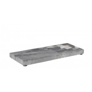 Šedý mramorový podnos Marble grey - 23*9,5*1cm 