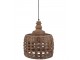 Přírodní antik závěsné světlo lampa z proutěného ratanu - Ø 31*38cm/ E27/ 25W Chic Antique