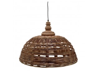 Přírodní antik závěsné světlo lampa z proutěného ratanu - Ø 62*43cm/ E27/ 25W