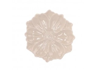 Šedý keramický talířek ve tvaru květu Bloom Cosmea - Ø 11*3 cm