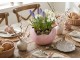 Šedý keramický talířek ve tvaru květu Bloom Cosmea - Ø 11*3 cm daan kromhout
