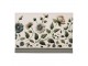6ks béžové bavlněné prostírání s květy Gently Blooming - 48*35 cm Clayre & Eef