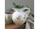 Béžový antik keramický džbán s citróny Limone Blossom - 20,5*18,5 cm Chic Antique