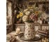 Béžový keramický džbán s jahůdkami Wild Strawberries M - 16*12*18 cm Clayre & Eef