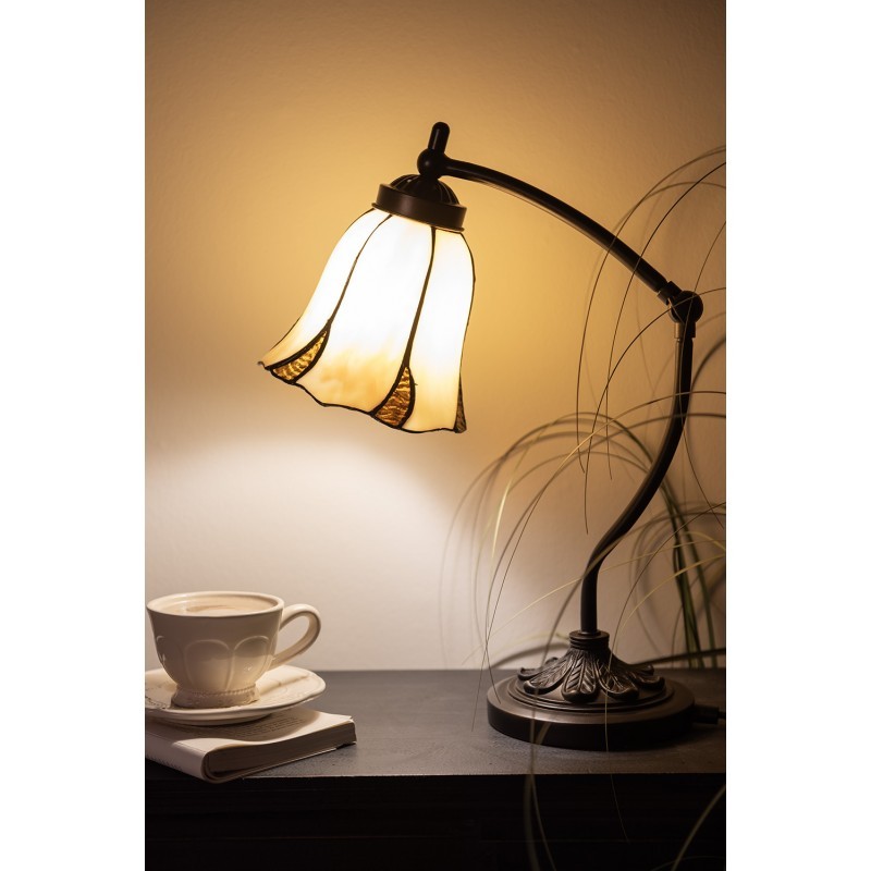 Stolní lampa Tiffany Veniq - Ø 15*46 cm 1x E14 / max 25w Clayre & Eef Stolní lampa Tiffany Veniq - Ø 15*46 cm 1x E14 / max 25w Clayre & Eef