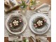 Bílý ratanový věnec Wreath Rattan XS - Ø 20*4 cm Clayre & Eef