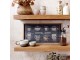 Černá nástěnná cedule s dřevěným rámem Coffee – 40*30 cm Chic Antique