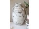 Šedá antik cementová váza s oušky Frejus - Ø 21*36 cm Chic Antique