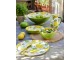 Ručně malovaný keramický džbán s citróny Lemon Pit - 17*17*21 cm / 850 ml J-Line by Jolipa