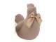 Šedá gigantická velikonoční slepice s mašlí Chicken Easter Flock XL - 38*29*42 cm daan kromhout
