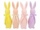 Žlutý veliký zajíc s mašlí Bunny Easter Flock XL - 20*20*70 cm daan kromhout