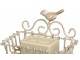 Mýdlenka s ptáčkem a patinou - 9*6*14 cm Clayre & Eef