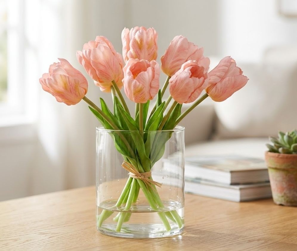 Kytice 3ks růžových realistických tulipánů Tulips - 45 cm daan kromhout Kytice 3ks růžových realistických tulipánů Tulips - 45 cm daan kromhout