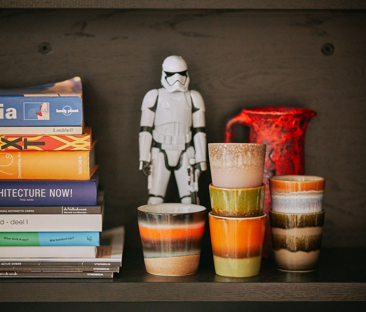 Set 6ks retro hrnek na kávu Coffee 70s - Ø 7,5*8cm / 230 ml HKLIVING Set 6ks retro hrnek na kávu Coffee 70s - Ø 7,5*8cm / 230 ml HKLIVING