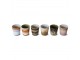 Set 6ks retro hrnek na kávu Coffee 70s - Ø 7,5*8cm / 230 ml HKLIVING