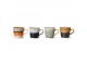 Set 4ks retro hrnek na Cappuccino 70s Verve - 12*Ø 9,5*8,5 / 300 ml HKLIVING