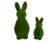 Zelená dekorativní figurka králíka Rabbit Flock Green L - Ø 10*25 cm Clayre & Eef