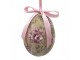 12ks dekorace závěsné vajíčko s květy Spring Egg - Ø 4*5cm Clayre & Eef
