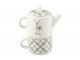 Tea for One s jelenem v krabičce Coffee Deer - 20*9*18 cm / 450/ 200 ml J-Line by Jolipa