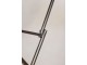 Hnědý odkládací skládací stolek s dřevěným podnosem - 70*35*80 cm Chic Antique