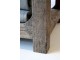 Hnědý dřevěný koferenční stůl s policí Grimaud Unit - 127*76*46 cm Chic Antique