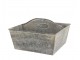 Plechový antik box s rukojetí Old French - 25*25*14 cm Chic Antique