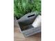 Plechový antik box s rukojetí Old French - 25*25*14 cm Chic Antique