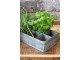 Plechový antik box s rukojetí a 8 přihrádkami Old French - 41*20*10 cm Chic Antique