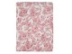 Bílo-růžový prošívaný přehoz s květy Aix Paisley Flowers - 130*180 cm Chic Antique