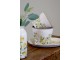 Béžový antik keramický květináč s citróny Limone Blossom - Ø 13*10 cm Chic Antique