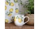 Porcelánový servírovací tác s citróny Maison Limone Blossom - 30*22*1,5 cm Chic Antique