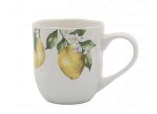 Porcelánový hrnek s citróny Maison Limone Blossom - 9*9,5 cm / 390ml