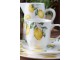 Porcelánový servírovací tác s citróny Maison Limone Blossom - 30*22*1,5 cm Chic Antique