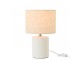 Bílá keramická stolní lampa Pierre se stínidlem - Ø18 * 28 cm J-Line by Jolipa